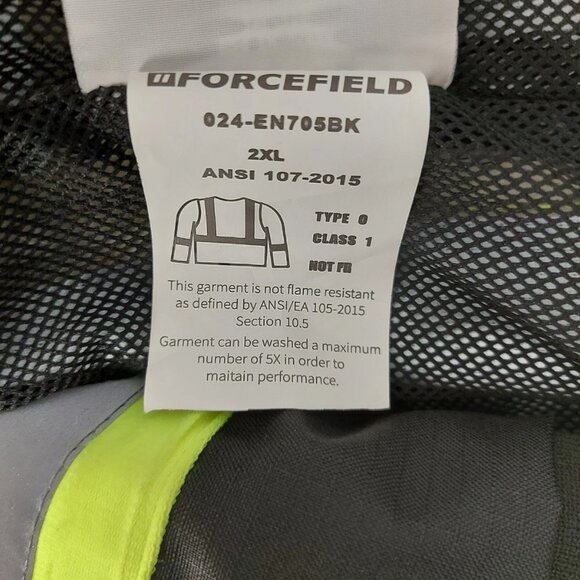 (N88677-1) Force Field 024-EN705BK 4 in 1 Winter Coat Sz: 2XL - Picture 13 of 14
